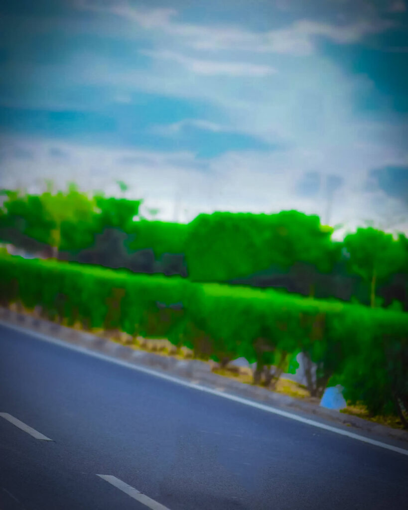 road blur background